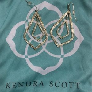 Kendra Scott double drop earrings in gold